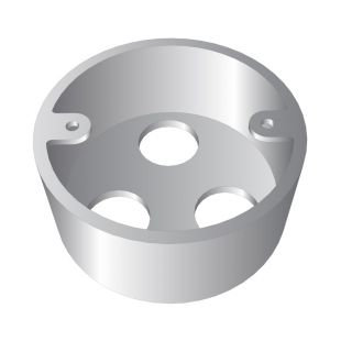 20mm 3 Hole BZP Conduit Loop In Box